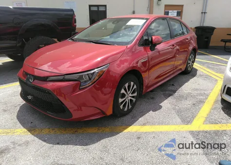 2021 Toyota Corolla Le z USA, uszkodzony, nr VIN JTDEAMDE5MJ012662